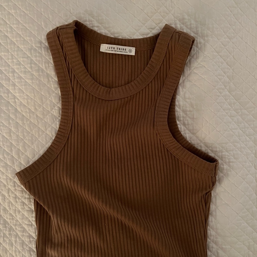 12th Tribe Ribbed Bodycon Dress - Picture 3 of 4